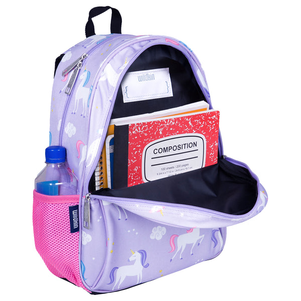Wildkin Olive Kids Unicorns Sidekick Backpack School Bag