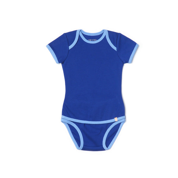 Ocean Wave Easyeo Classic SS Romper Cobalt Blue