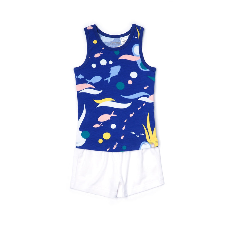 Ocean Wave Easyeo Tank Top Romper COB-SEA OETEO Singapore