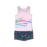 Ocean Wave Easyeo Tank Top Romper OETEO Singapore