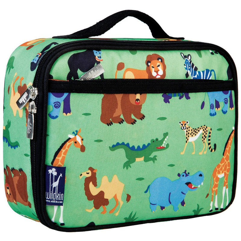 Wildkin Olive Kids Wild Animals Lunch Box Bag [BPA-Free]