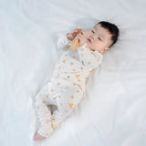 Baby Boy in OETEO Little Foodie Zippy 2PC Bundle (Yellow)