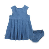 OETEO CNY Modern Blessings Baby Pleated Dress