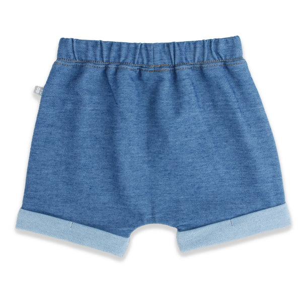 CNY Modern Blessings Baby Harem Shorts (Blue)