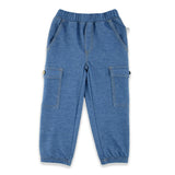 OETEO Denim Toddler Cargo Jeans (Front) Blue