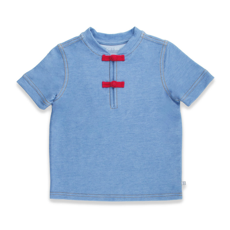 OETEO CNY Modern Blessings Baby Polo Tee