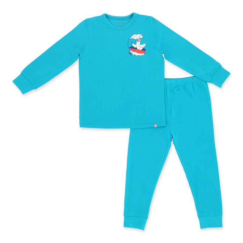 OETEO Duckie's Day Off Bamboo Toddler Jammies (Assorted Colours)