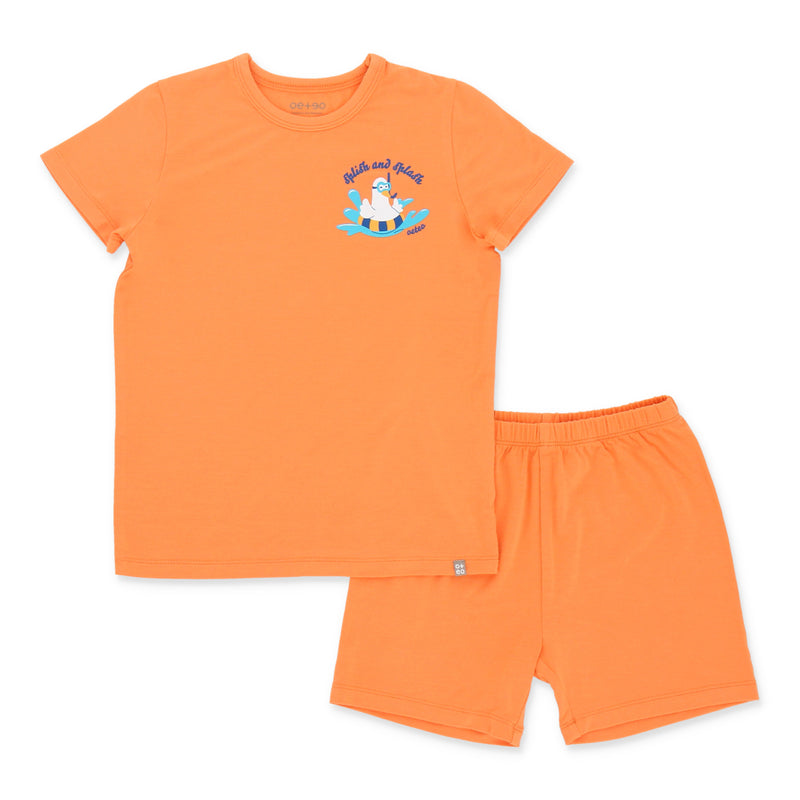 OETEO Duckie's Day Off Bamboo Kid Tee Set (Assorted Colours)