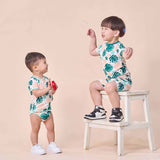 Tropical Land Toddler Essential Tee (Printed Green)