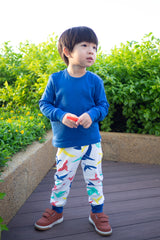 Boy dressed Colourful Origami Jammies | Oeteo Singapore