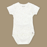 OETEO Whole New World Organic Cotton Baby Easyeo Romper (WHT)