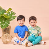 Baby Boys dressed Camo Flash Toddler Essential Tee (Green) | Oeteo Singapore