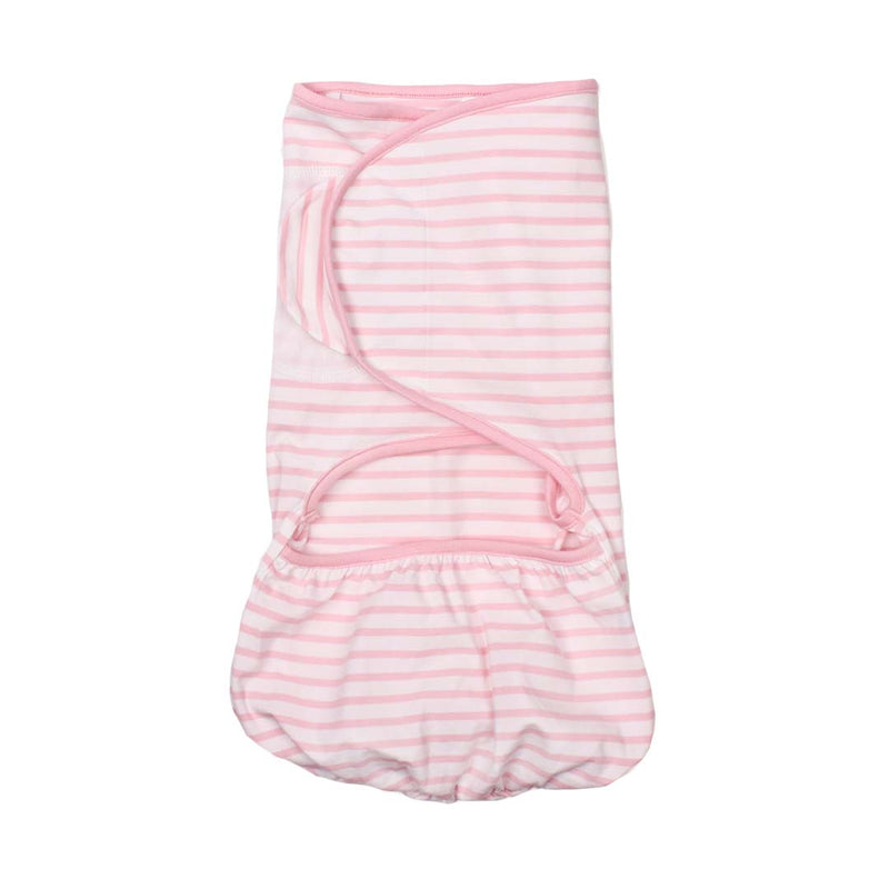 Love From Above Stripy Baby Swaddle (Pink)