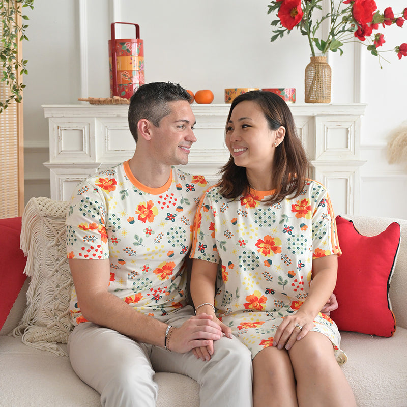Abundance Of Blooms CNY Women's T-Shirt Dress