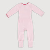 Tropical Land Baby Easywear Romper (Pink)
