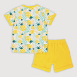 Lucky Charm Toddler Boy Collared Tee Set