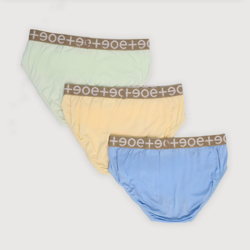 Tutti Frutti Toddler Boy Underwear Briefs 3PC Bundle (Blue)