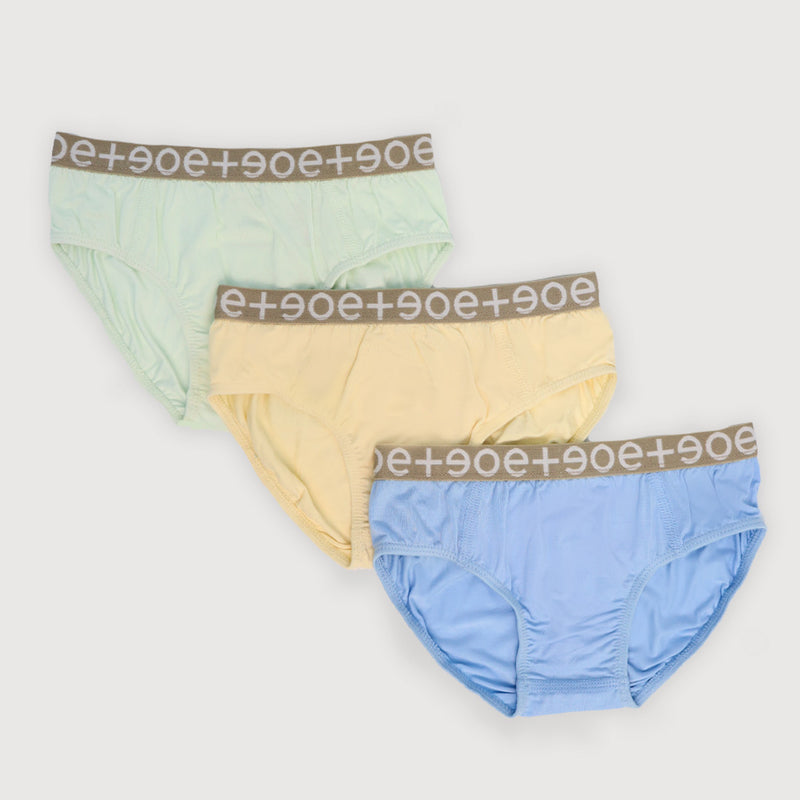 Tutti Frutti Toddler Boy Underwear Briefs 3PC Bundle (Blue)