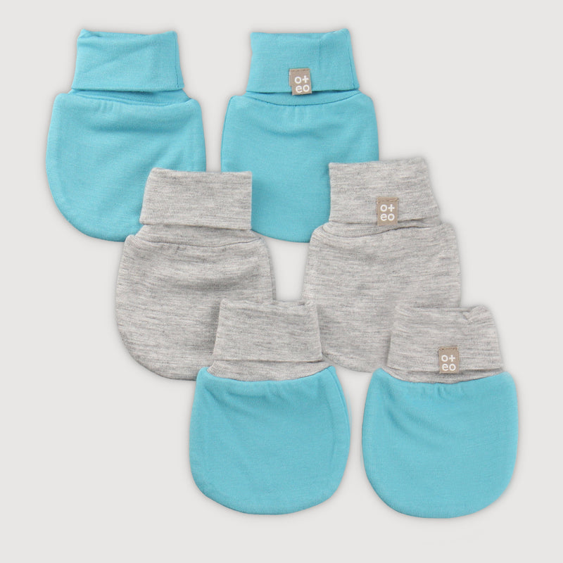 All Things Wonder Bamboo Mittens 3Pc Bundle (Grn)