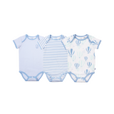 Love From Above 3pc Baby Romper Bundle Set (Blue) | Oeteo Singapore