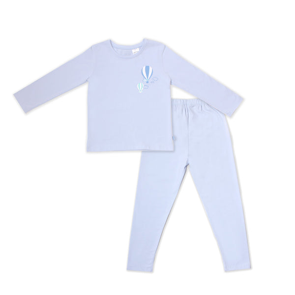 Love From Above Long Sleeve Toddler Jammies Pyjamas Set (Blue) | Oeteo Singapore