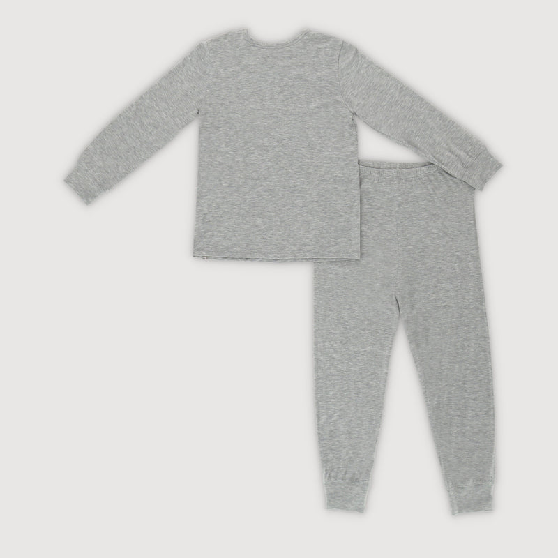 All Things Wonder Bamboo Kids Jammies Pyjamas Set (Grey)