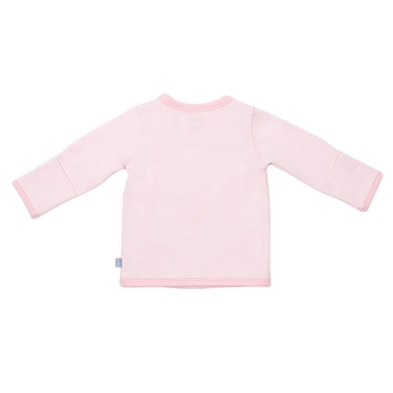 Love From Above Front Snap Baby Jammies (Pink) | Oeteo Singapore