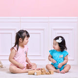 All Things Wonder Bamboo Toddler Flutter Sleeve Set (Pink)