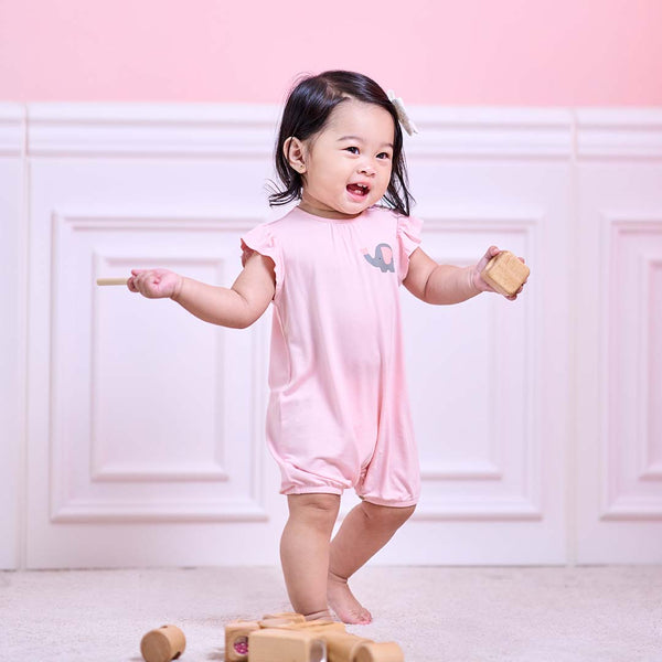 All Things Wonder Bamboo Flutter Sleeve Baby Playsuit 3pc Bundle | OETEO Singapore
