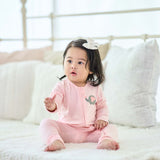 All Things Wonder Bamboo Zippy Baby Jumpsuit 2pc Bundle (Pink) | OETEO Singapore